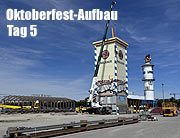 Oktoberfest 2024 Aufbau - Tag 5des Aufbaus 01.07.2024 (Montag) (©Foto:Martin Schmitz)